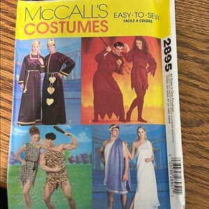 Costume Sewing Pattern - Purple and Red Designs